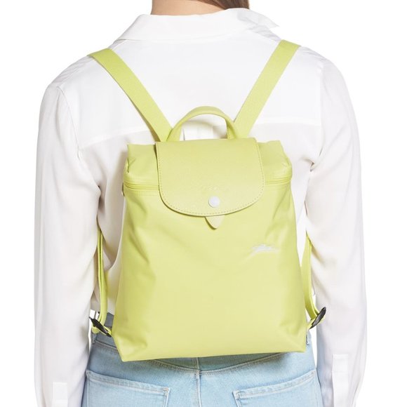 ❤️ NWT LONGCHAMP Le Pliage Club Nylon Travel Backpack PINKY PINK AUTHENT… main image 8